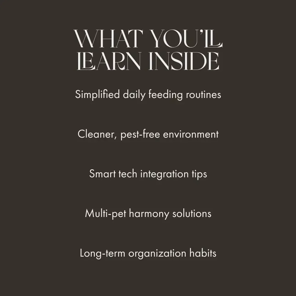 Paws & Plates: Mastering the Art of a Tidy Pet Feeding Area | Digital eBook for Pet Owners | Tips for Organizing Pet Feeding Area | Pet Care & Home Organization Guide