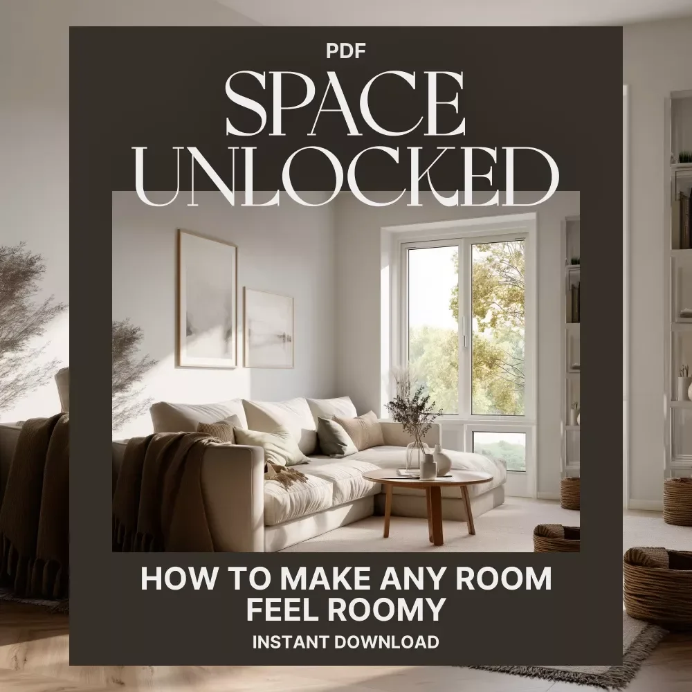 Space Unlocked: How to Make Any Room Feel Roomy | Digital Guide on How to Make a Small Room Look Bigger with Layout, Light & Design Tips