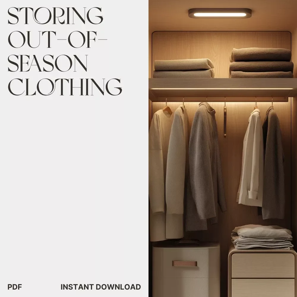 Storing Out-of-Season Clothing | How to Store Out of Season Clothing Guide for Organized Wardrobes, Minimalist Living & Smart Seasonal Storage