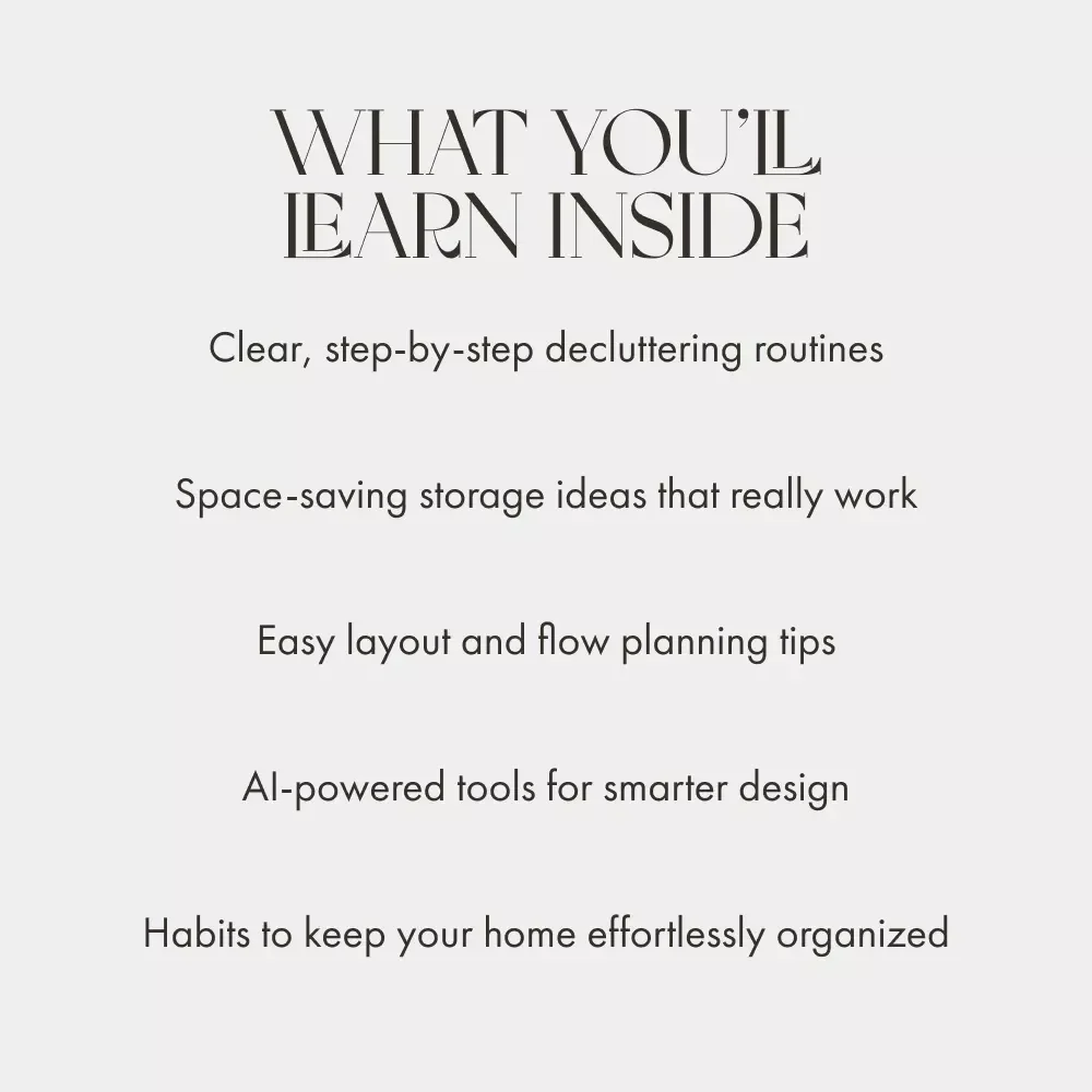 Make Every Inch Count in Your Small Space | Small Space Organization Guide | How to Organize Small Spaces Efficiently | Decluttering, Storage, and Layout Solutions for Apartments, Studios, and Tiny Homes