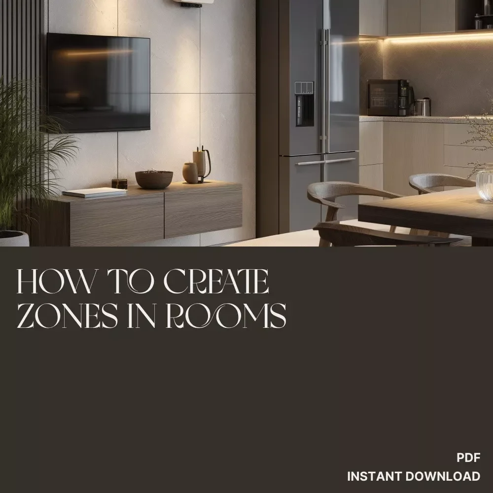 How to Create Zones in Rooms | Printable Home Layout Checklist | Interior Design & Space Planning Guide | Digital Download