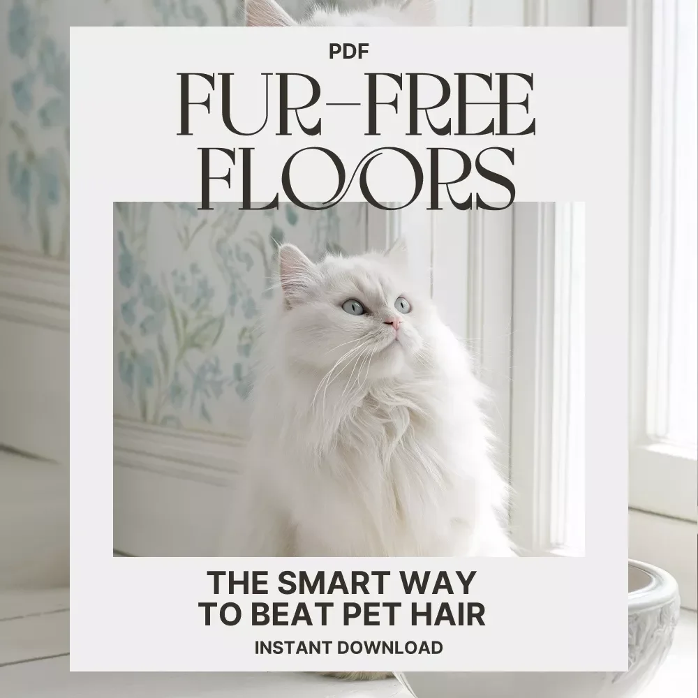 Fur-Free Floors: The Smart Way to Beat Pet Hair | Digital Cleaning Guide for Pet Owners | Best Way to Keep Floors Free from Pet Hair with Smart, AI-Driven Tips and Daily Habits