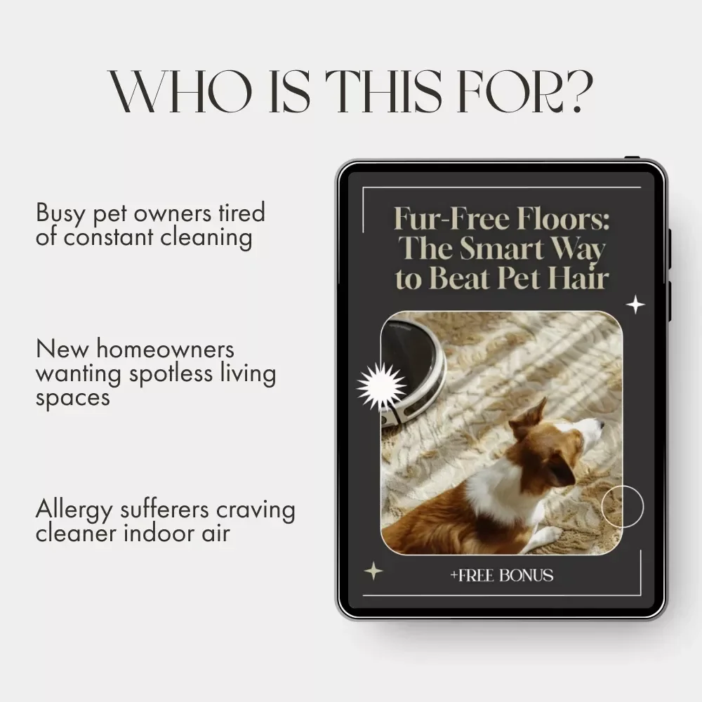 Fur-Free Floors: The Smart Way to Beat Pet Hair | Digital Cleaning Guide for Pet Owners | Best Way to Keep Floors Free from Pet Hair with Smart, AI-Driven Tips and Daily Habits