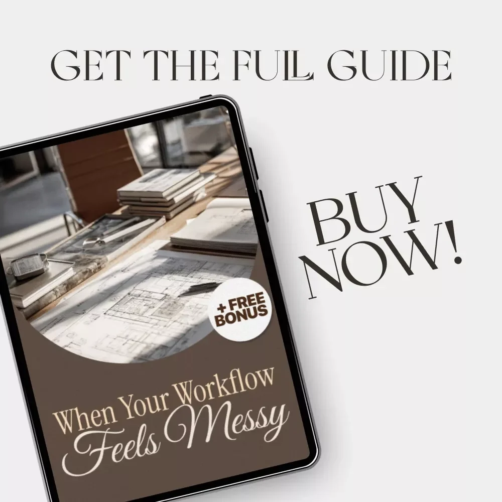 When Your Workflow Feels Messy | Digital Productivity Guide for Home Office Organization, AI Workflow Planner & Daily Routine Reset eBook | Printable PDF Download