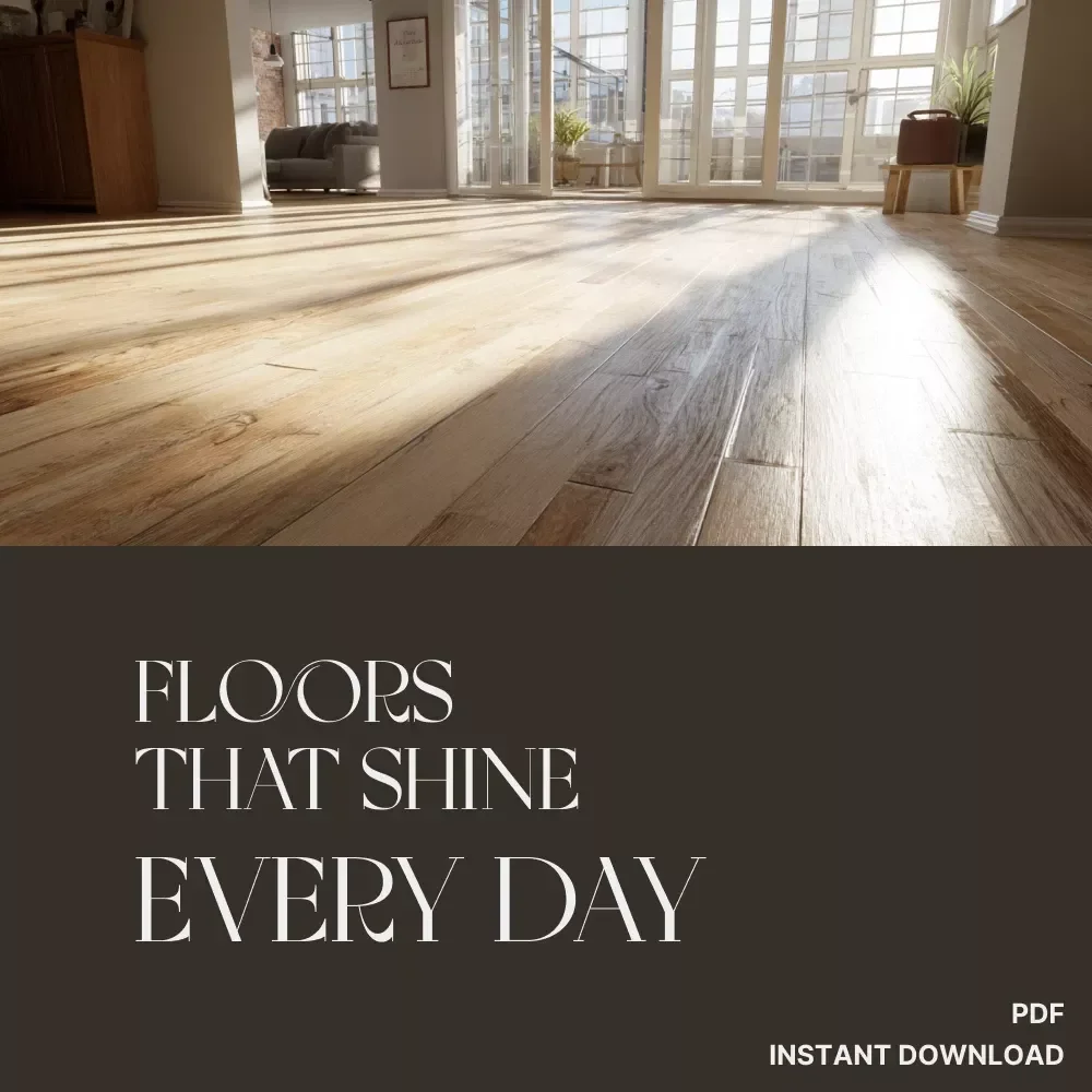 Floors That Shine Every Day | Simple Tricks to Maintain Clean Floors | Digital Cleaning Guide for Effortless Home Care