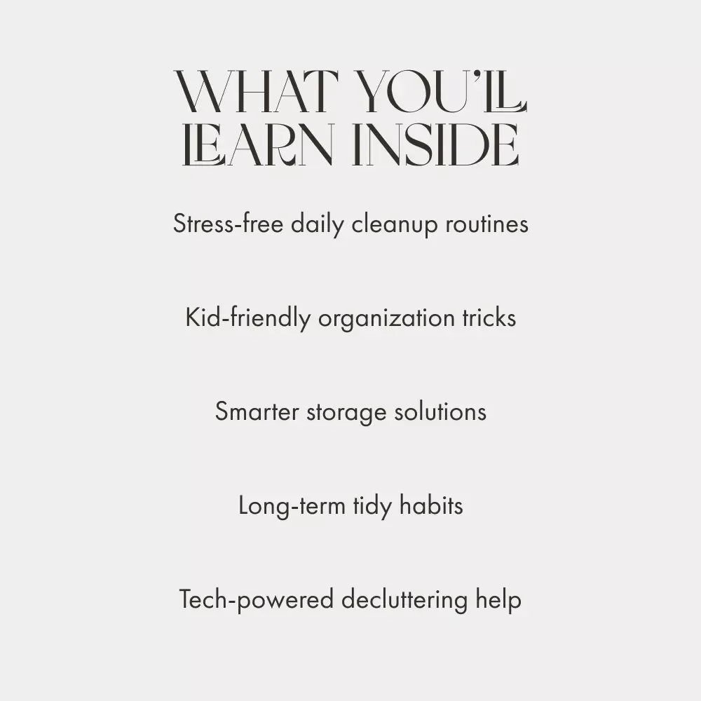 Fun and Smart Ways to Manage Kids’ Room Clutter | Printable eBook Guide | Tips for Managing Clutter in Kids Rooms | Family Organization & Minimalism Resource