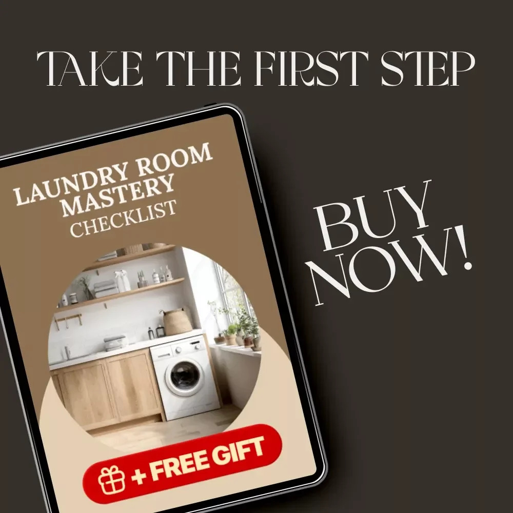 Laundry Room Mastery Checklist | Printable Home Organization Guide | Digital Download for Decluttering, Storage Optimization & Laundry Room Planning