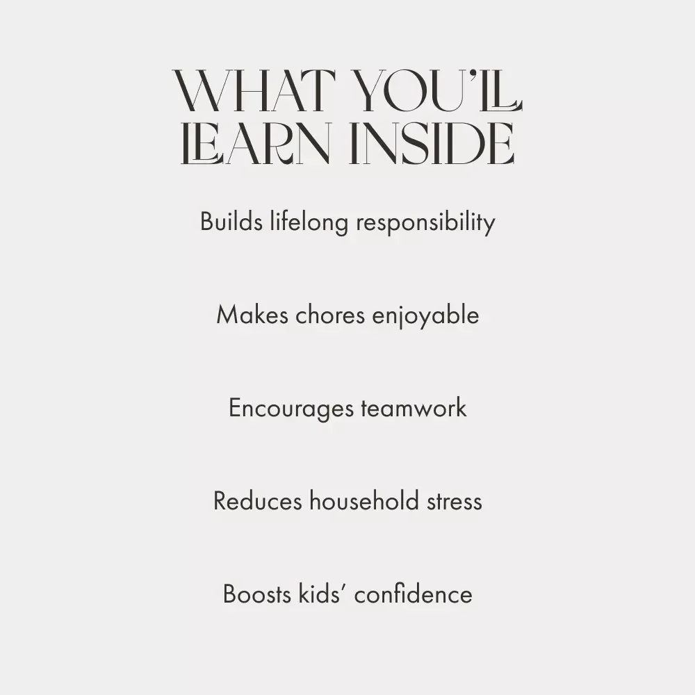 Creative Ways to Get Kids Excited About Cleaning | Fun Family Ebook for Parents | Best Way to Involve Children in Cleaning | Digital Download Guide for Positive Habits