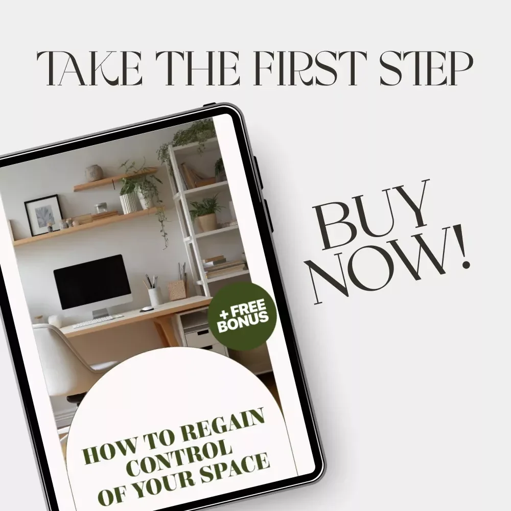 How to Regain Control of Your Space | Printable Home Reset Checklist | Digital Download Guide for When Home Organization Fails