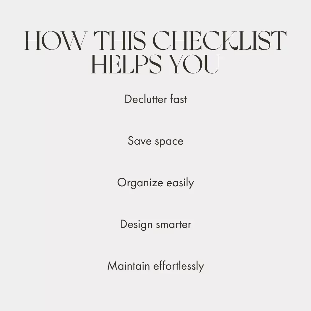 Small Space, Big Storage Wins | Printable Checklist for Apartment Organization | How to Plan Storage in Narrow Spaces | Digital Download Guide