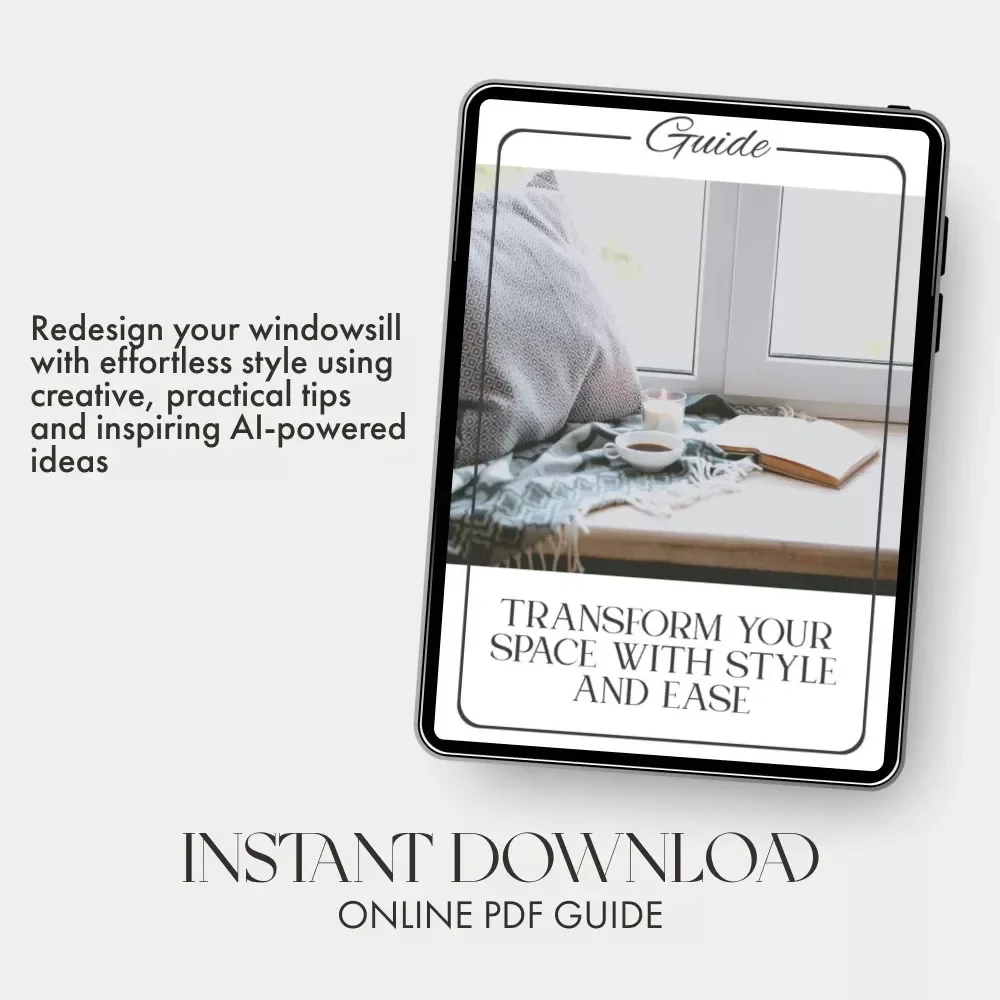 Transform Your Space with Style and Ease | Digital Home Styling Guide | How to Style a Windowsill for Every Aesthetic