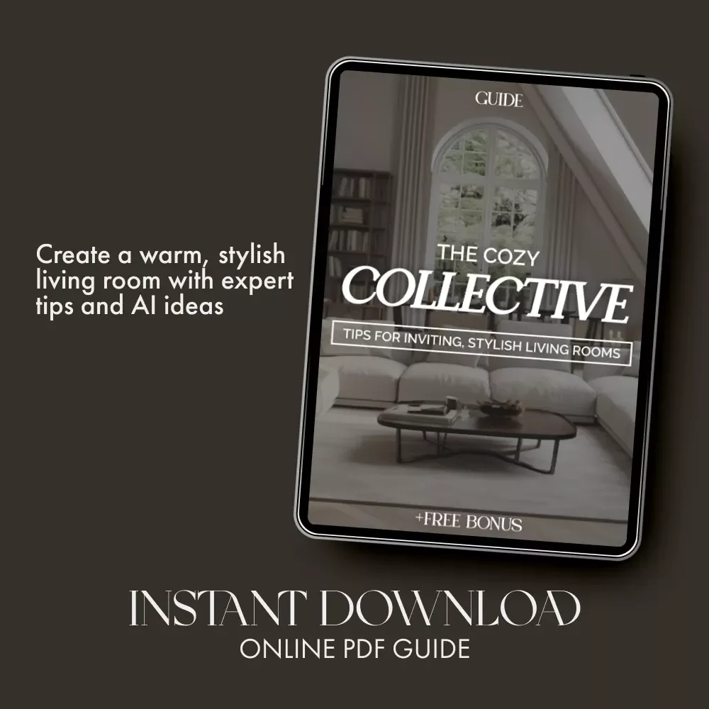 The Cozy Collective: Tips for Inviting, Stylish Living Rooms | Digital Guide for How to Style Living Rooms for Cozy Gatherings, Home Decor eBook, Modern Interior Styling PDF