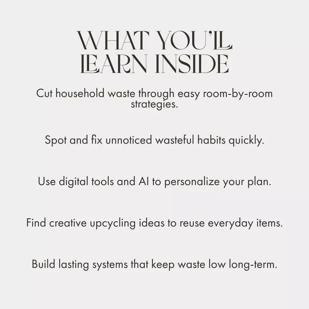 The Low-Waste Home: Simple Habits, Big Impact | Eco-Friendly Living Guide | How to Reduce Waste at Home | Sustainable Lifestyle eBook for Conscious Consumers