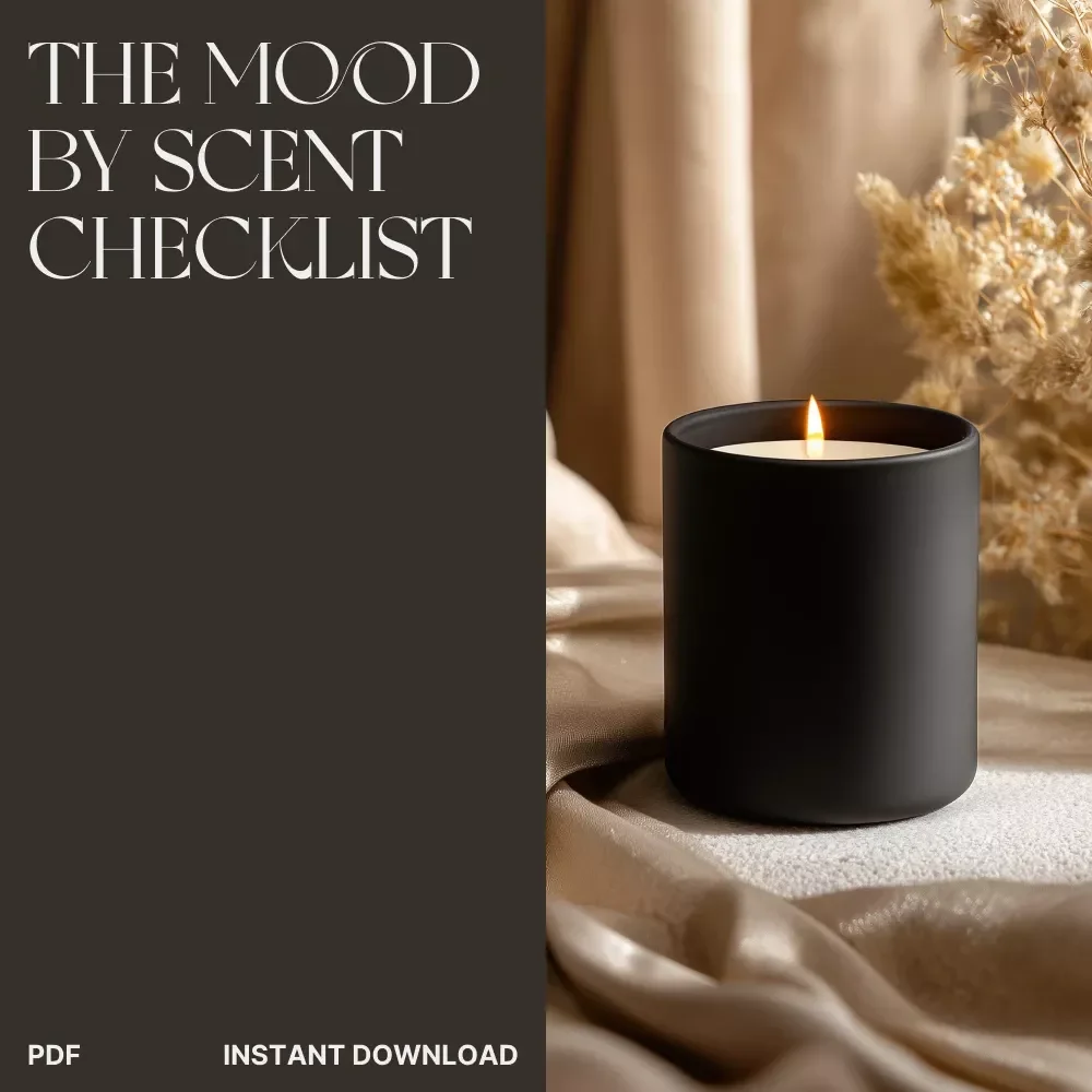 The Mood by Scent Checklist | Digital Download for Aromatherapy & Mood Enhancement | Tips for Using Scents for Mood, Focus & Relaxation