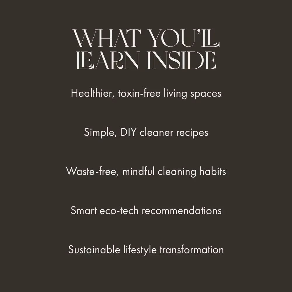 Clean Living Made Simple | Eco Friendly Cleaning Tips eBook for a Greener, Healthier Home | Digital Download Sustainable Cleaning Guide