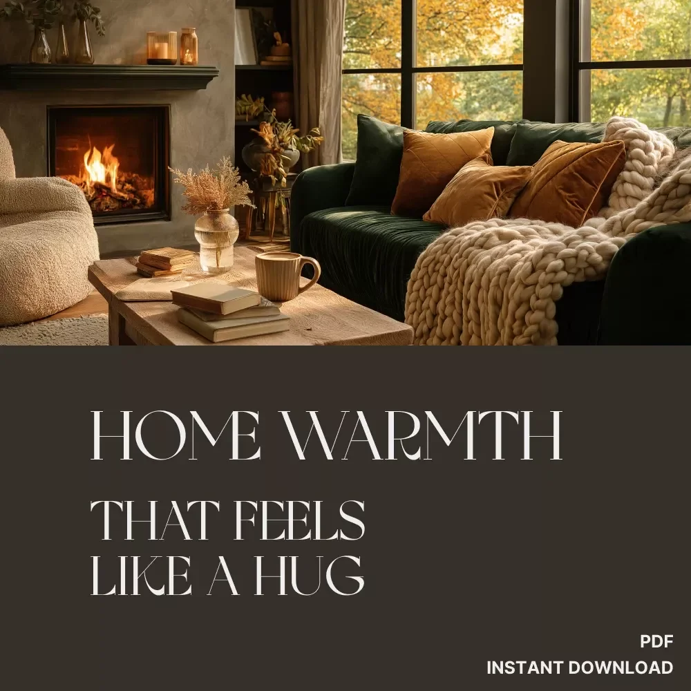 Home Warmth That Feels Like a Hug | A Digital Guide on How to Create Cozy Mood at Home | Cozy Living eBook