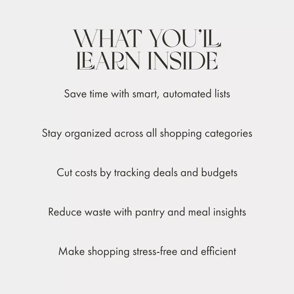 Using AI to Organize Your Shopping Like a Pro – Digital Guide for Smarter Lists | How to Use AI to Write a Shopping List for Organizing Products | Instant Download eBook for Modern Shoppers