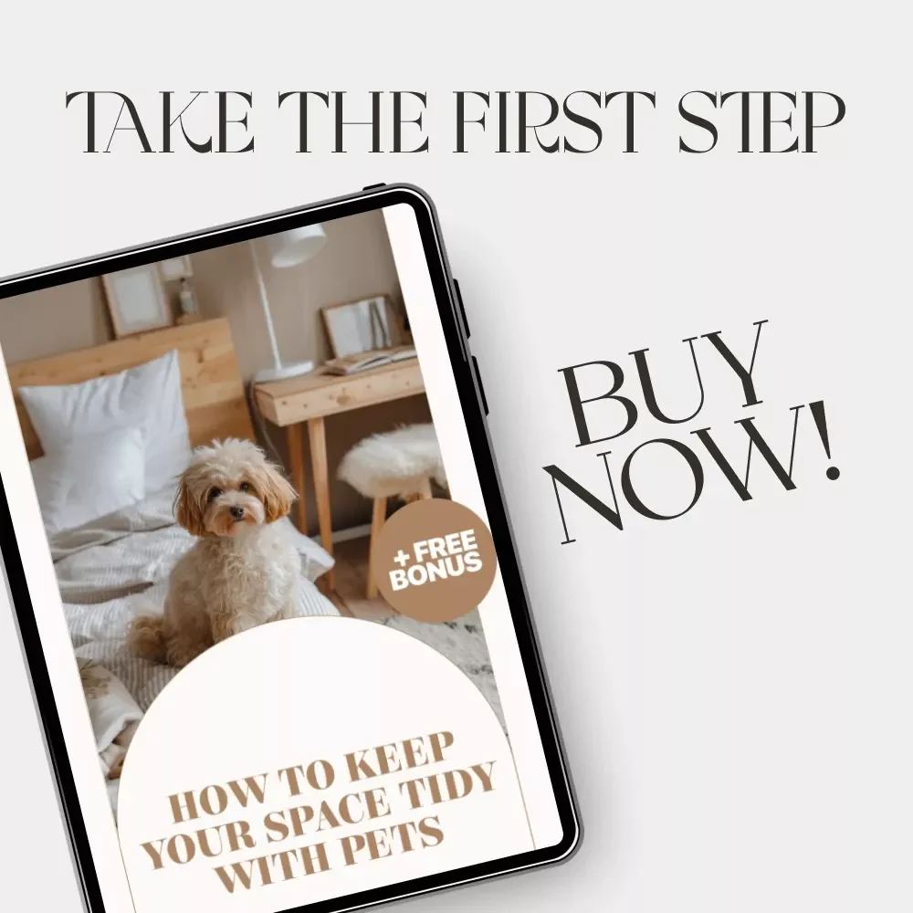 How to Keep Your Space Tidy with Pets | Printable Home Cleaning Checklist | Pet-Friendly Kitchen Organizer | Digital Download | Best Way to Keep Kitchen Tidy with Pets