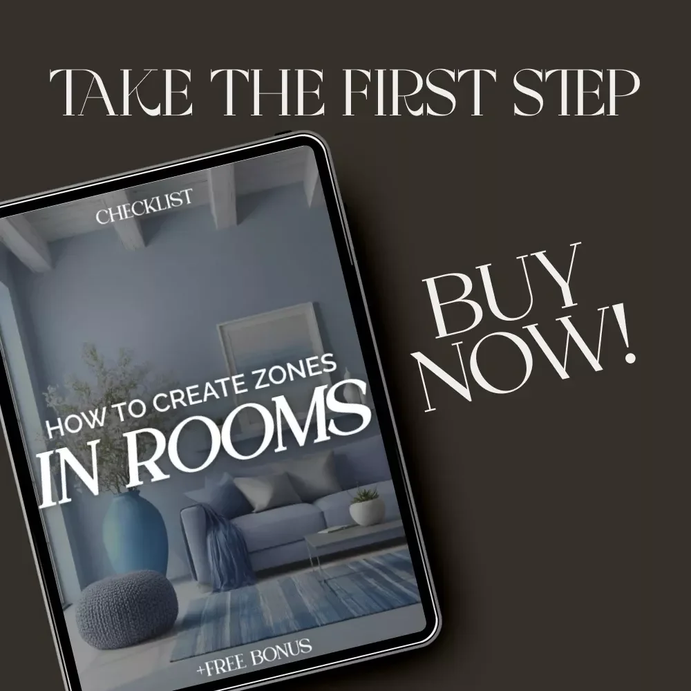 How to Create Zones in Rooms | Printable Home Layout Checklist | Interior Design & Space Planning Guide | Digital Download