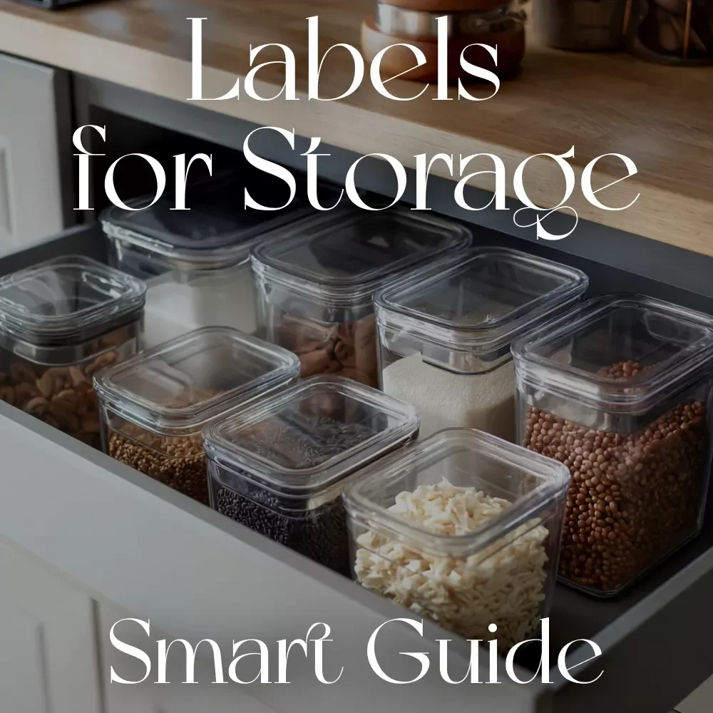 Smart Ways to Use Labels for Storage | Printable Organization Guide | Home & Office Decluttering eBook | Labeling System Checklist | Digital Download