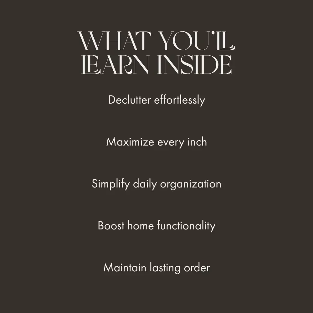 Think Vertical, Live Spacious: Winning the Limited Storage Challenge | eBook for Small Space Organization & Decluttering | what to do when storage is limited | Smart Storage & Minimalist Living Guide