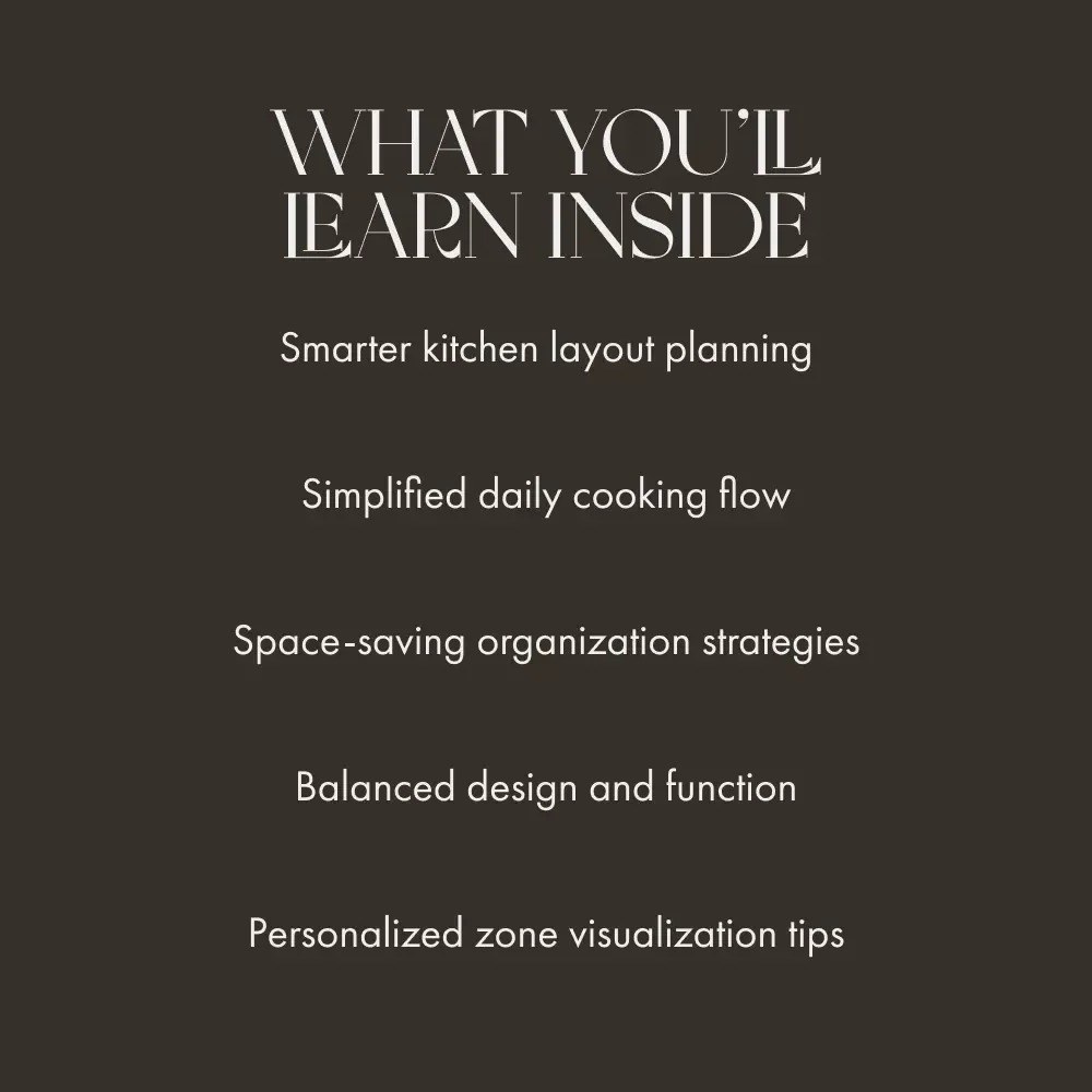 Designing Functional Kitchen Zones with Ease | How to Create Functional Kitchen Zones | Printable Home Organization & Kitchen Design Guide (Digital Download)