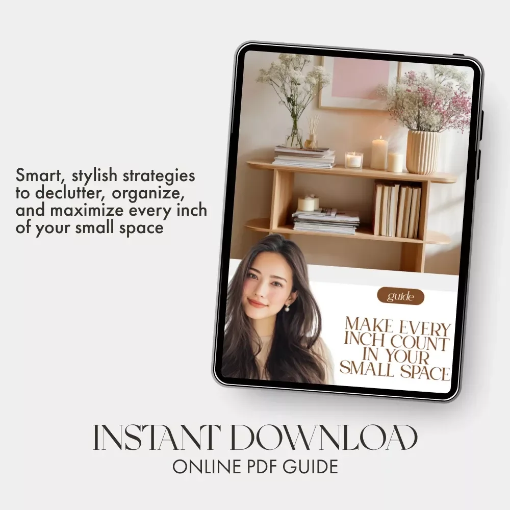 Make Every Inch Count in Your Small Space | Small Space Organization Guide | How to Organize Small Spaces Efficiently | Decluttering, Storage, and Layout Solutions for Apartments, Studios, and Tiny Homes