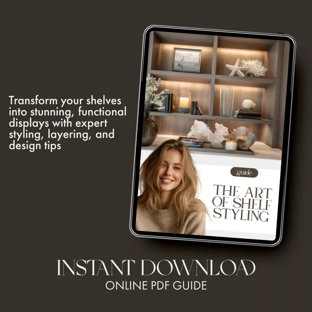 The Art of Shelf Styling | Digital Home Decor Guide for Modern Interiors, Minimalist Shelf Design, and Aesthetic Organization eBook