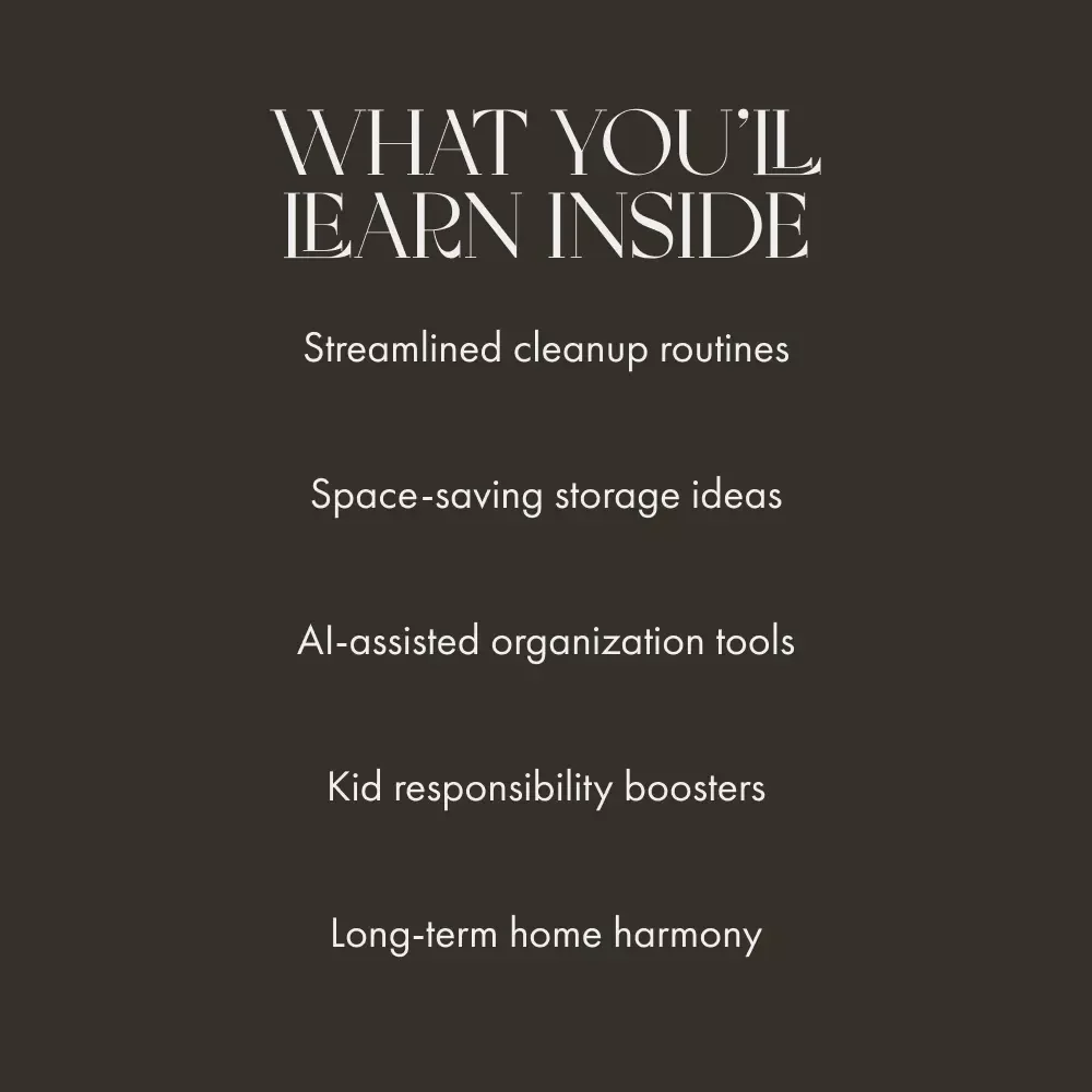 A Modern Guide to Kids’ Toy Organization | How to Create a Kids Toy Storage System | Digital Download eBook for Parents & Organizers
