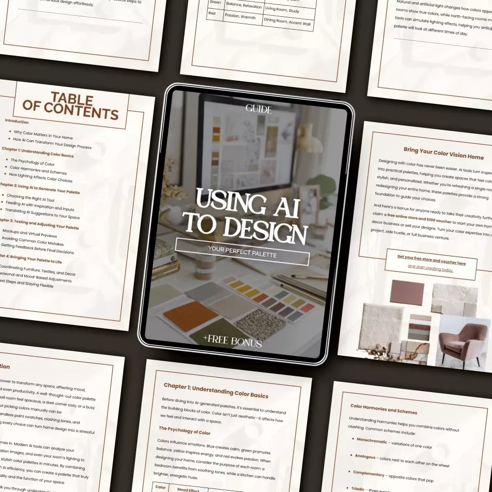 Using AI to Design Your Perfect Palette | Digital Home Design Guide | How to Use AI to Create a Color Palette for Your Home