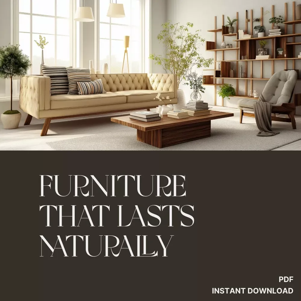 Furniture That Lasts Naturally | DIY Guide on How to Maintain Furniture with Simple Fixes, Scratch Repair, and Long-Term Care Tips | Home Improvement eBook