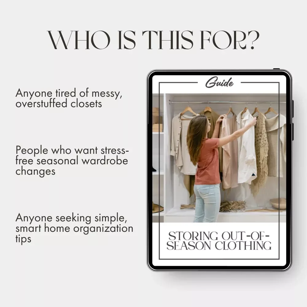 Storing Out-of-Season Clothing | How to Store Out of Season Clothing Guide for Organized Wardrobes, Minimalist Living & Smart Seasonal Storage