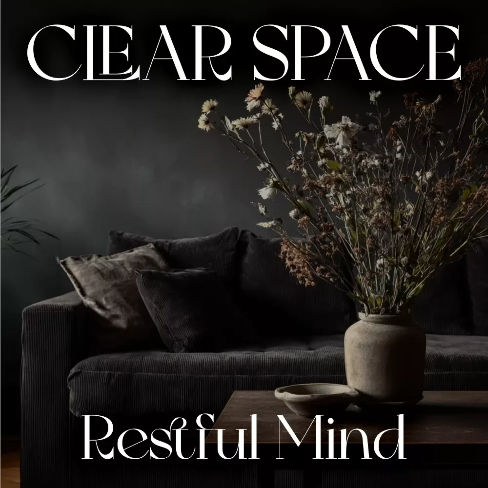 Clear Space, Restful Mind: How Clutter Impacts Sleep | Digital Decluttering Guide for Better Rest, Stress Relief & Calm Living | eBook on How Clutter Affects Sleep