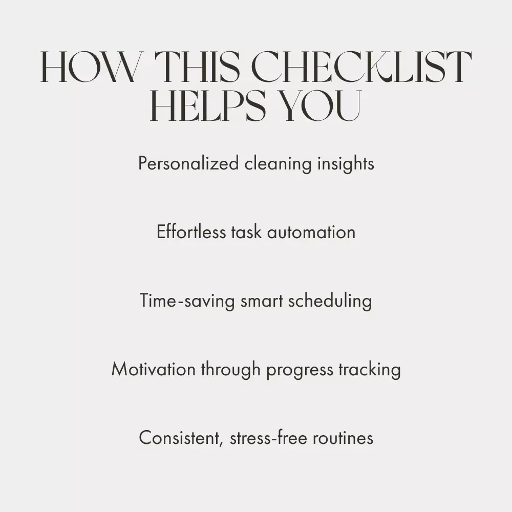 Master Your Cleaning Habits with AI | Digital Cleaning Checklist | How to Use AI to Track Cleaning Habits | Smart Home Cleaning Routine Guide
