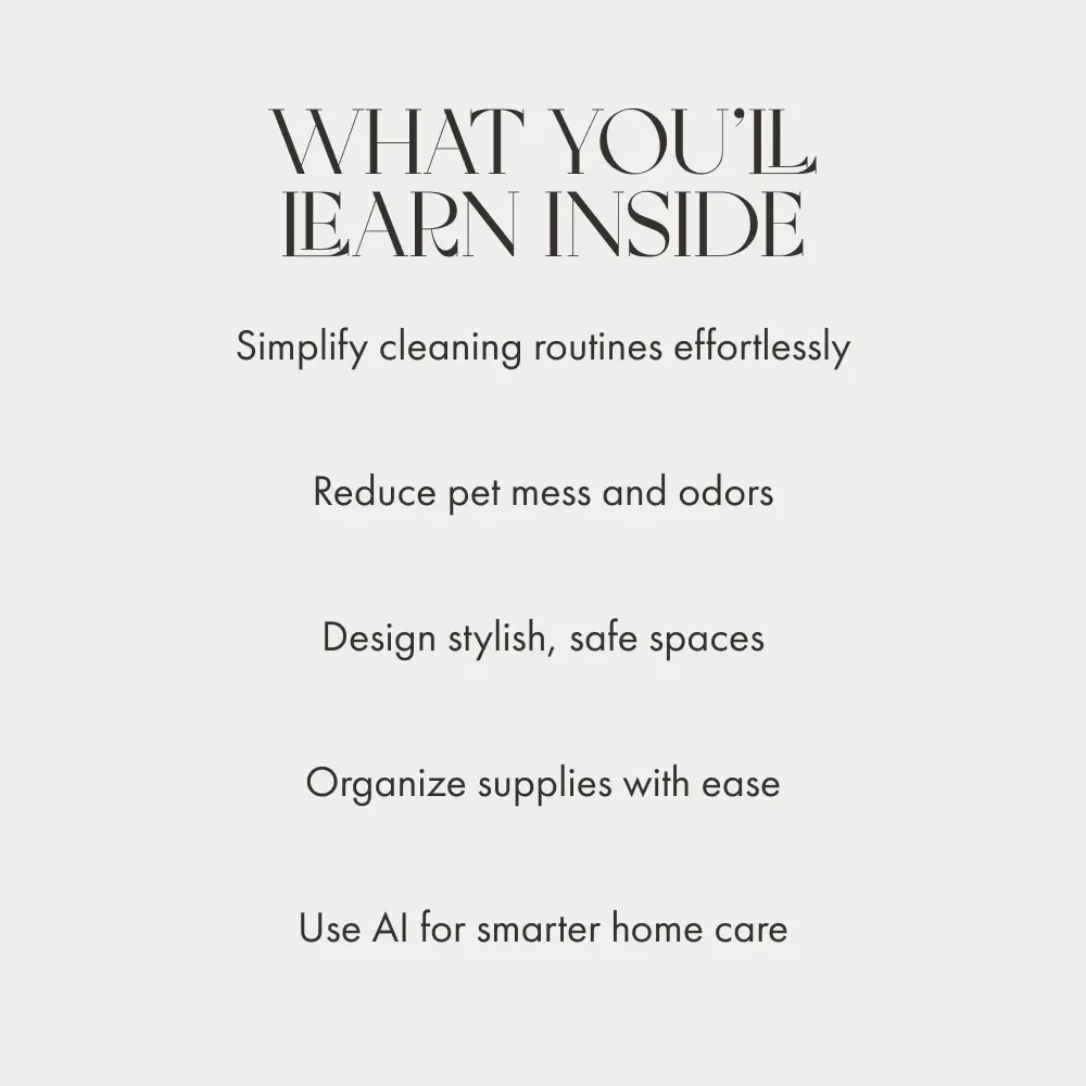 Creating a Tidy, Pet-Friendly Home | eBook Guide for Pet Owners | How to Create a Tidy Pet Friendly Home | Digital Download for Organized, Stylish Living with Pets