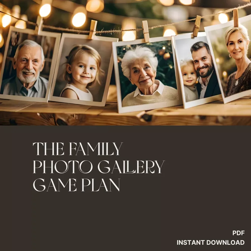 The Family Photo Gallery Game Plan | Printable Checklist for How to Style a Gallery Wall with Family Photos | DIY Wall Décor Guide for Cozy Homes