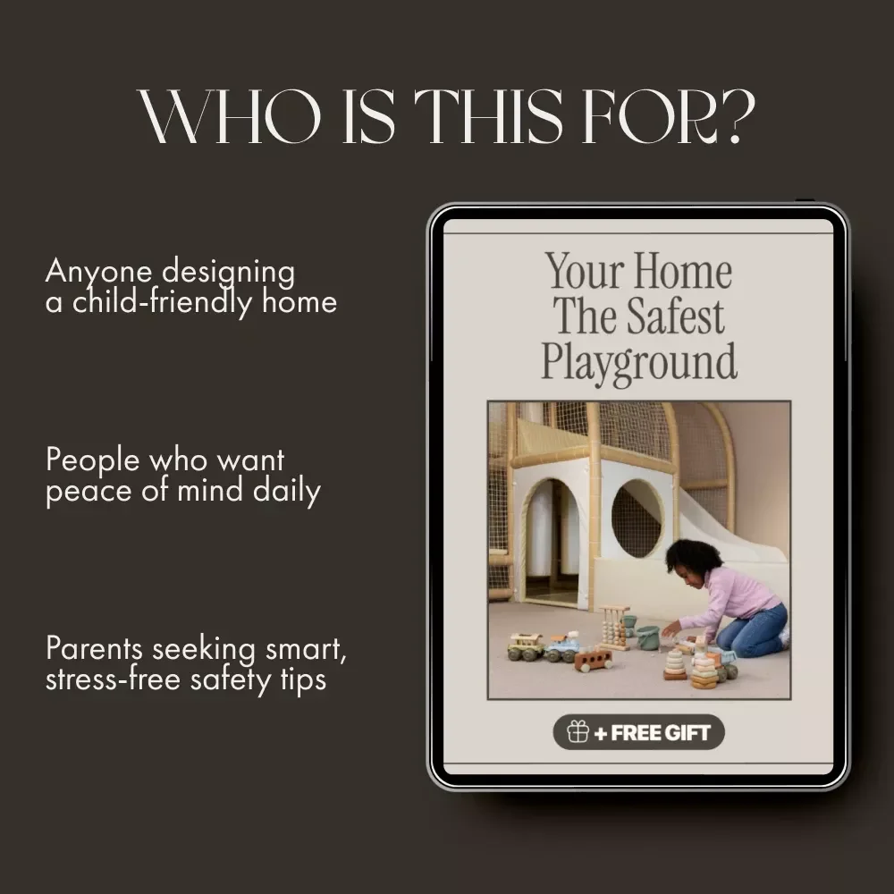 Your Home the Safest Playground | Printable Digital Guide for Parents | Learn how to childproof your home, room-by-room safety plan, AI-powered safety ideas