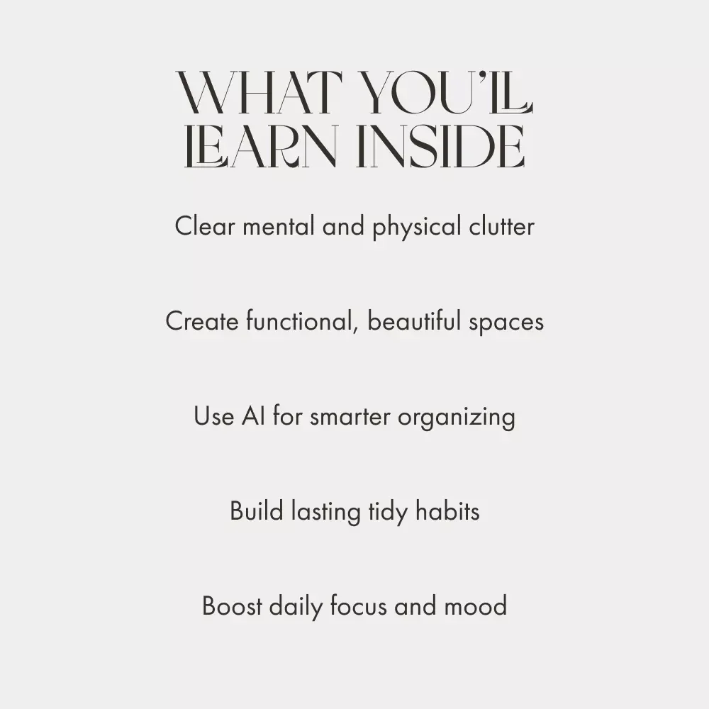 Calm Corners: A Guide to Decluttering Your Living Room | Best Way to Declutter Living Room | Minimalist Home Organization & Mindful Living Digital Download