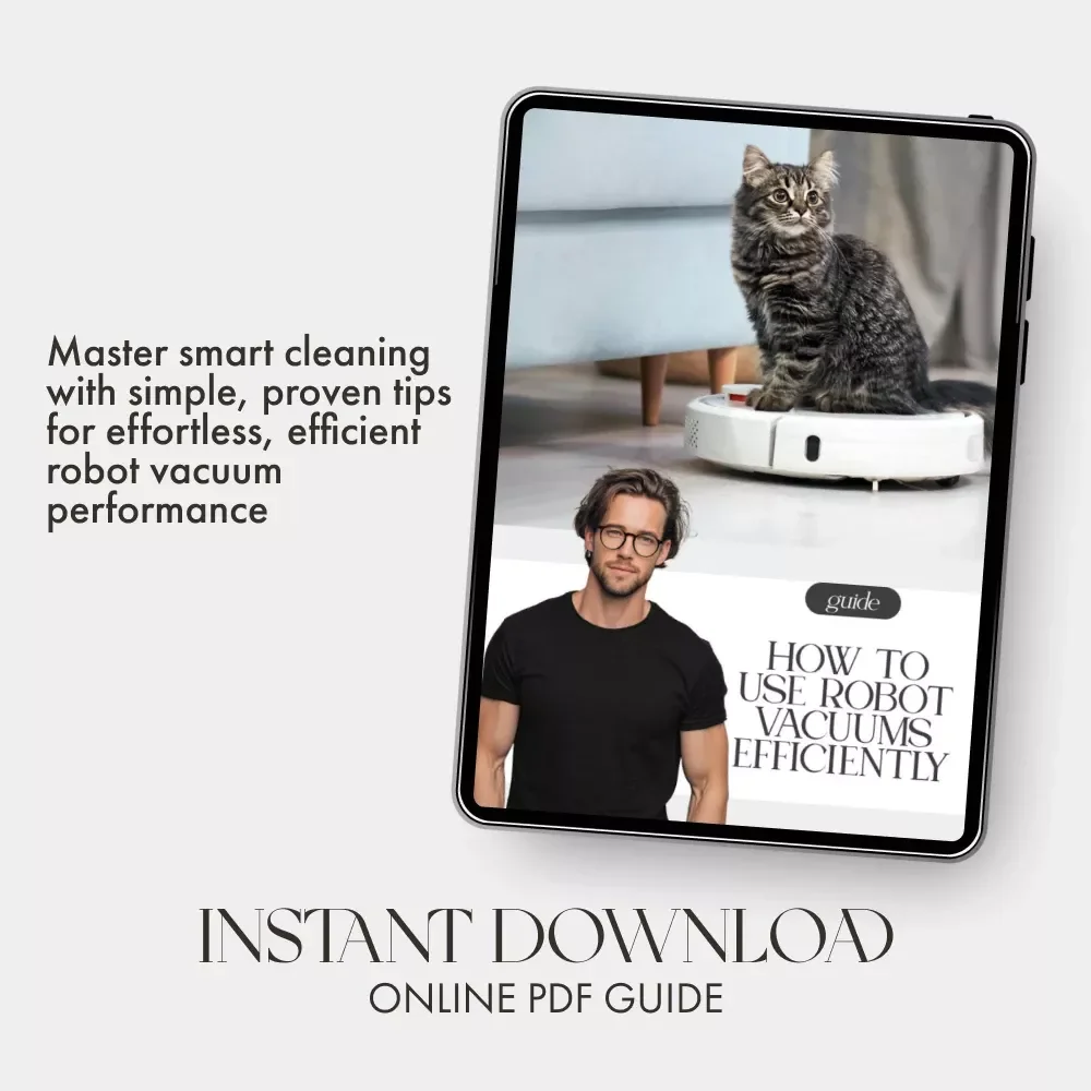 How to Use Robot Vacuums Efficiently | Ultimate Guide to Smarter Cleaning, Home Automation & Long-Term Performance | Digital Download eBook