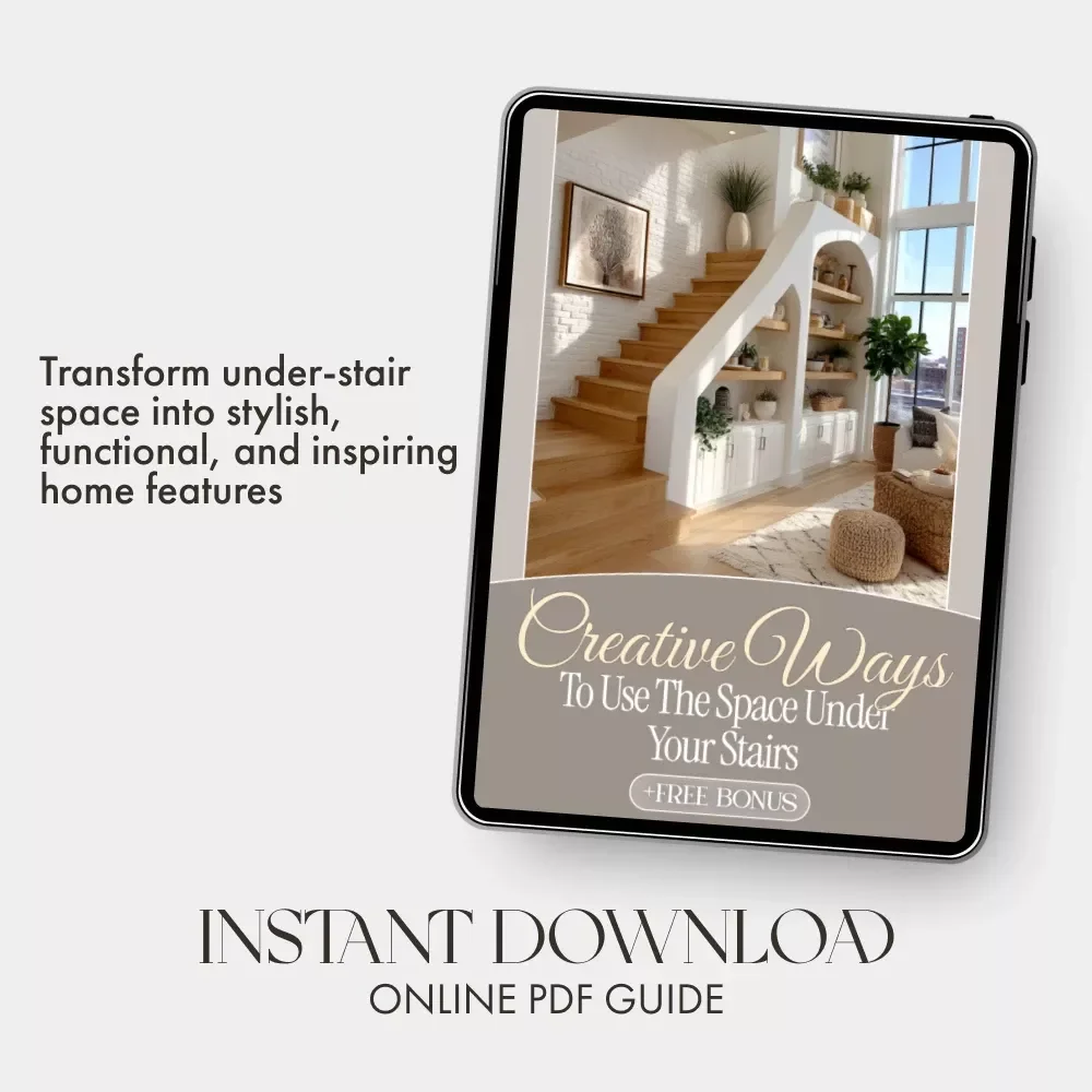Creative Ways to Use the Space Under Your Stairs | Home Design Guide for Hidden Storage, Cozy Nooks & Functional Ideas | What to Do with Space Under Stairs Inspiration eBook