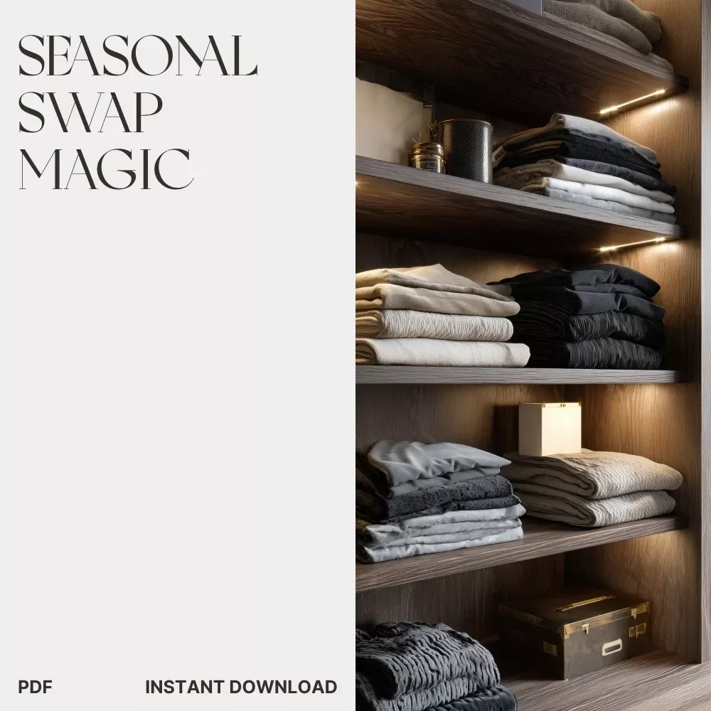 Seasonal Swap Magic: The “One In, One Out” Checklist | How to Rotate Seasonal Items with One In One Out | Declutter, Organize & Refresh Your Home Every Season