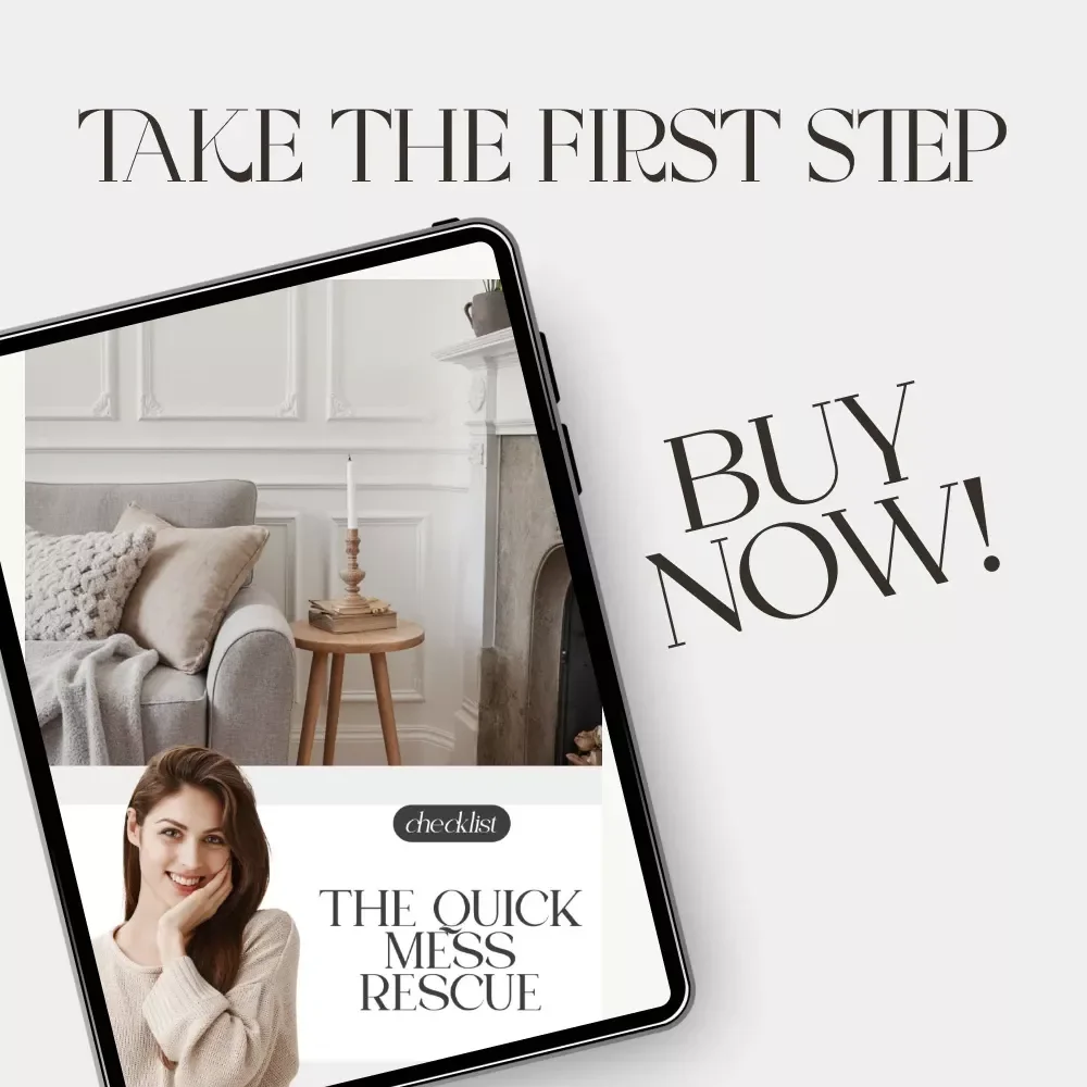 The Quick Mess Rescue Checklist | Printable Guide for Parents | what to do when kids make mess quickly | Instant Digital Download for Busy Families