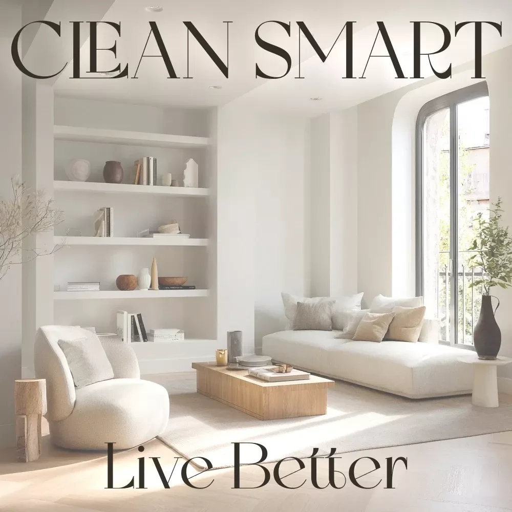 Clean Smart Live Better Checklist | How to Clean Smarter Not Harder | Printable Home Organization Guide for Efficient Cleaning Routines