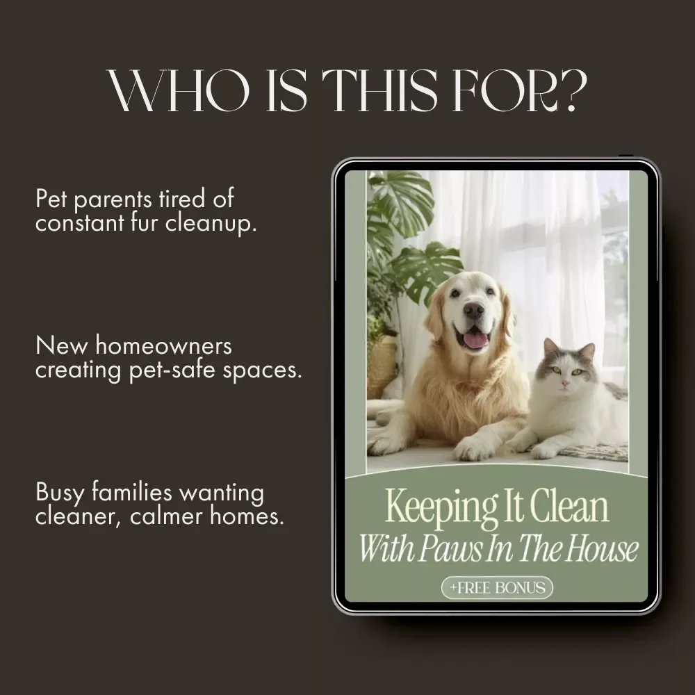 Keeping It Clean with Paws in the House | Pet-Friendly Cleaning Guide for Dog & Cat Owners | Tips for Cleaning with Dogs or Cats Around
