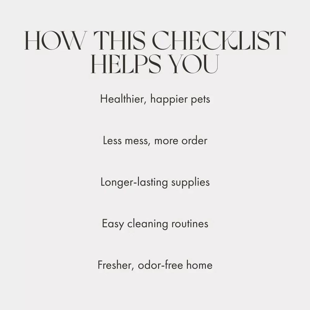 How to Clean and Store Your Pet’s Items | Printable Pet Care Checklist | Digital Download Guide for Pet Owners | How to Clean and Store Pet Items