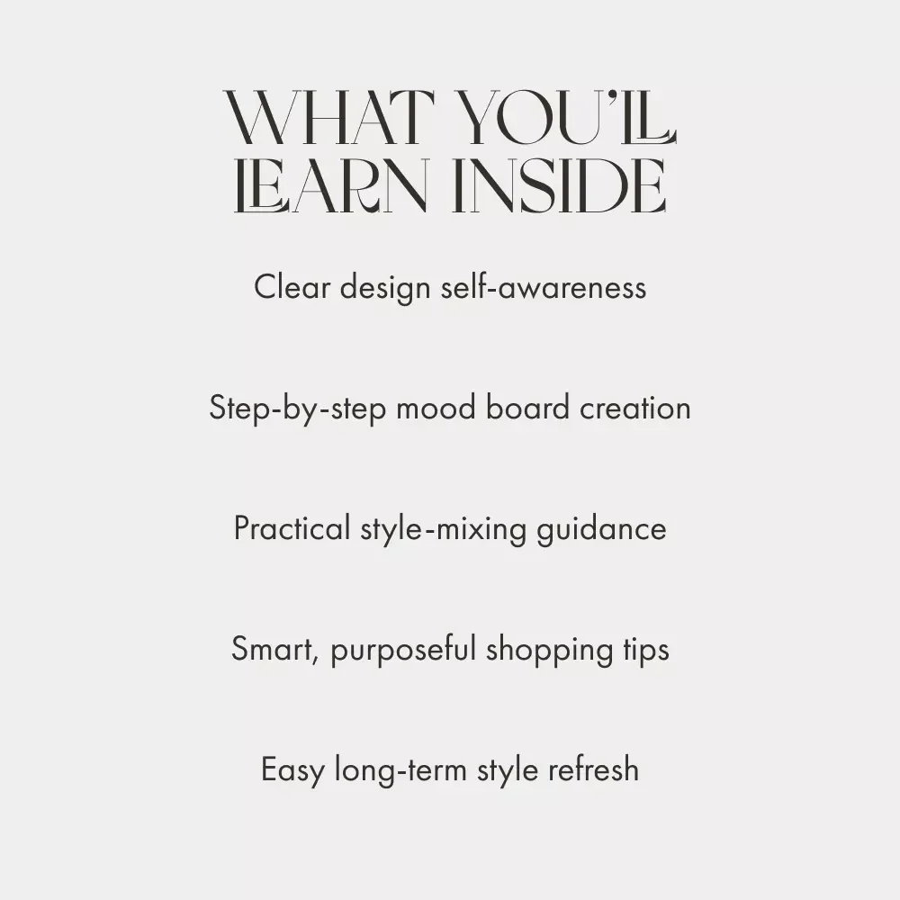 Style That Feels Like Home | How to Find Your Home Décor Style eBook | Interior Design Inspiration & Practical Guide for Creating a Space You Love