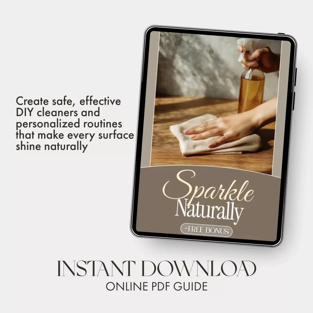 Sparkle Naturally | DIY Guide to How to Make Your Own All-Purpose Cleaner | Eco-Friendly Cleaning eBook for a Greener Home