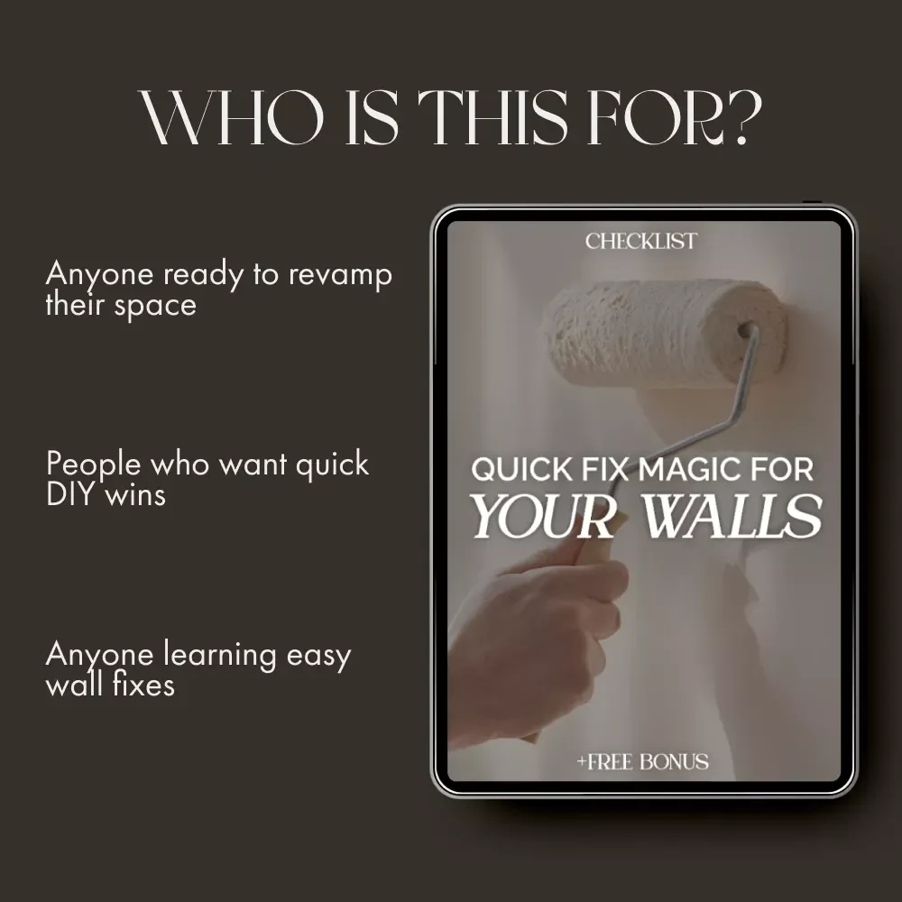 Quick Fix Magic for Your Walls | How to Touch Up Walls and Paint Without a Full Remodel | DIY Home Makeover Checklist for Effortless Wall Repairs