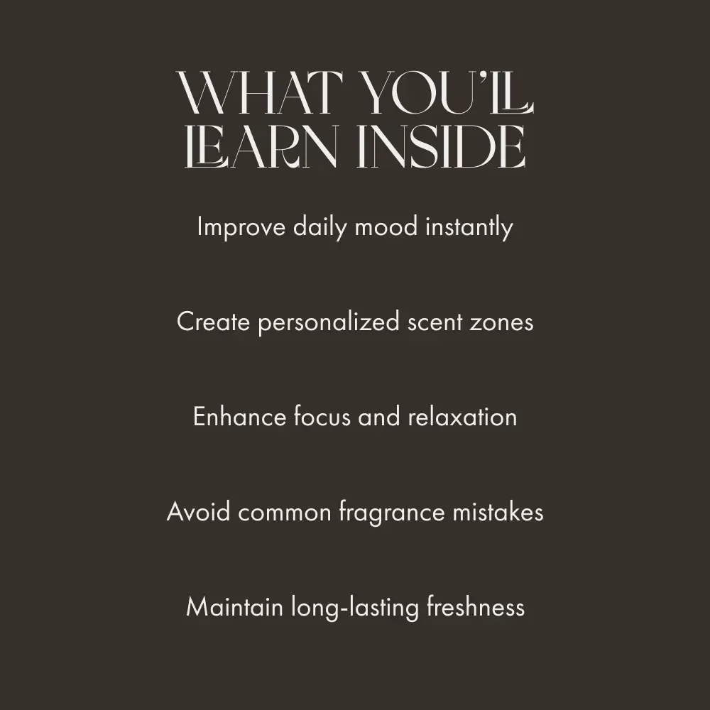 Using Fragrance for Mood and Atmosphere | eBook Guide on the Best Way to Use Scents for Atmosphere, Relaxation, and Energy Balance