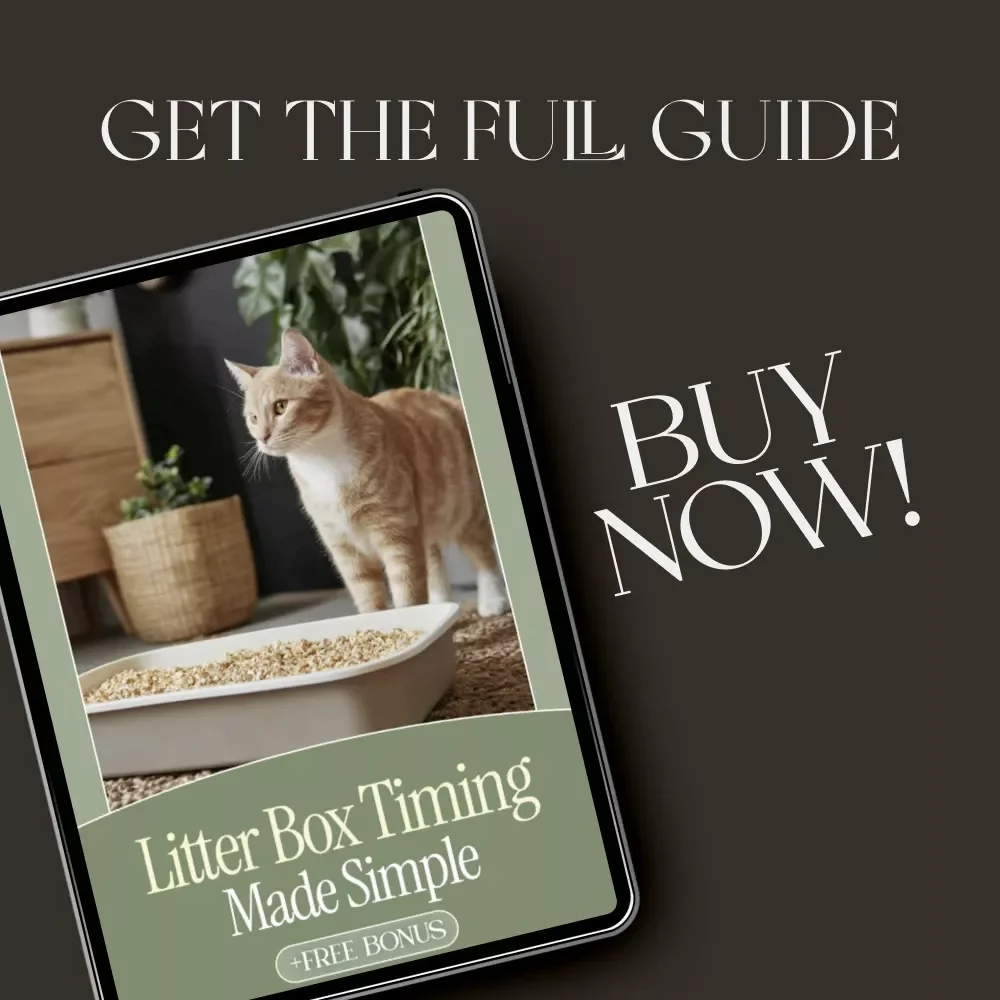 Litter Box Timing Made Simple | Cat Care Guide for Pet Owners | Digital Download eBook on When Should You Clean Litter Boxes, Cat Hygiene Tips & AI Cleaning Prompts